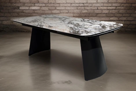 Стол ODIN 200 TL-312, испанская керамика / темно-серый каркас, ®DISAUR (арт.626М05798)