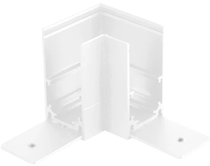 Соединитель угловой для накладного магнитного шинопровода Crystal Lux SPACE CLT 0.213 04 WH