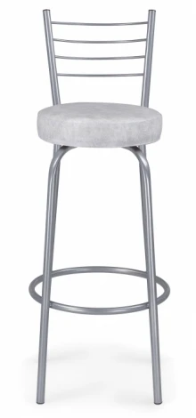 Барный стул Woodville Kuroda белый мрамор / светлый мусс 490088