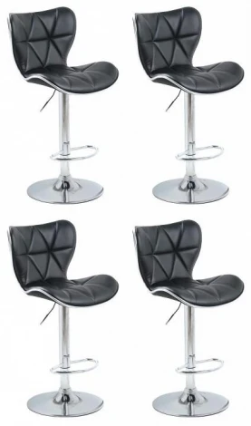Стул Hesby Serenity Echo (комплект 4 шт) черный, хром