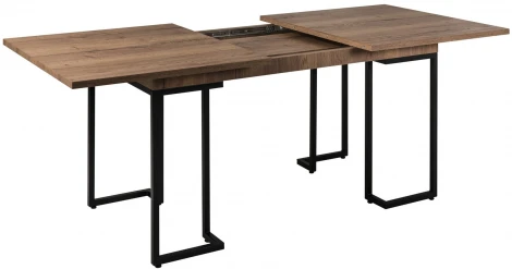 Стол раскладной обеденный R-Home Loft 120 Дуб табак