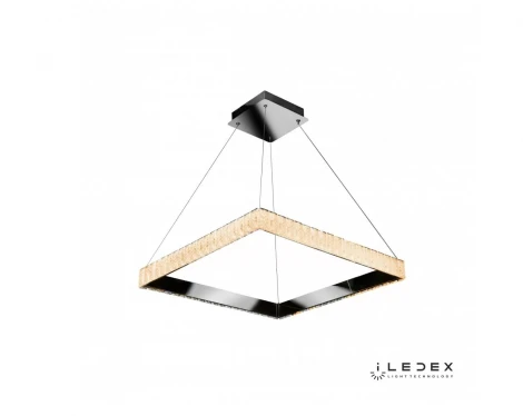 Подвесной светильник iLedex Crystal ice MD7212-44B CR (220V, пульт управления, на тросе, кольцо)