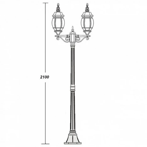 Наземный фонарь Oasis Light 83408L A W (220V, IP44)