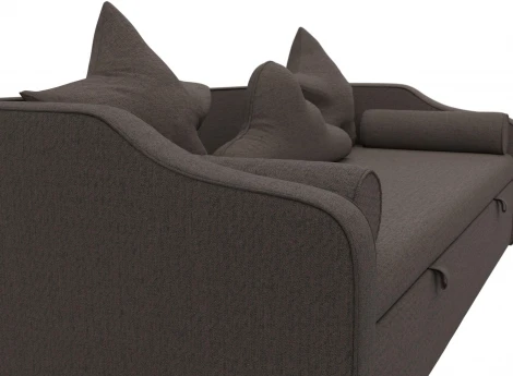 Диван детский прямой Рико (Коричневый/Рогожка) Лига Диванов арт.123680