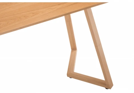 Стол на металлокаркасе Woodville Kont 120 light walnut 11711