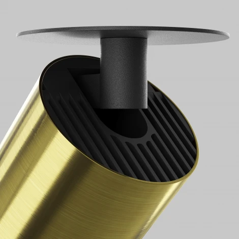 Встраиваемый точечный светильник Maytoni Focus Led C053CL-L12W3K-W-BS (220V, круглые)