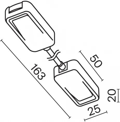 Коннектор питания угловой Radity встраиваемый черный (магнитный) Maytoni Technical TRA084CPC-B-12