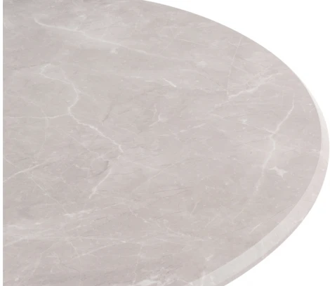 Деревянный стол Notta Абилин 100х76 мрамор светло-серый / белый матовый 507221