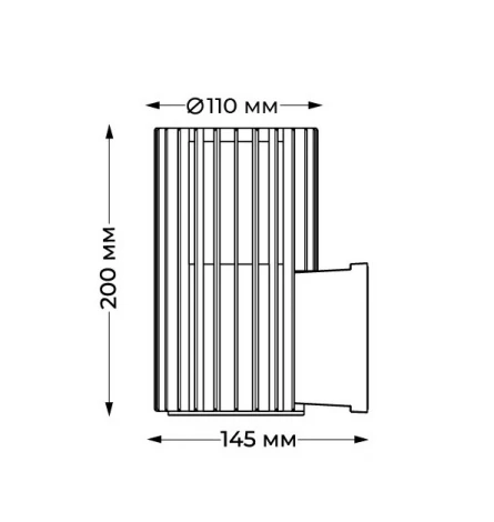 Настенный светильник уличный светодиодный Italline IT3047