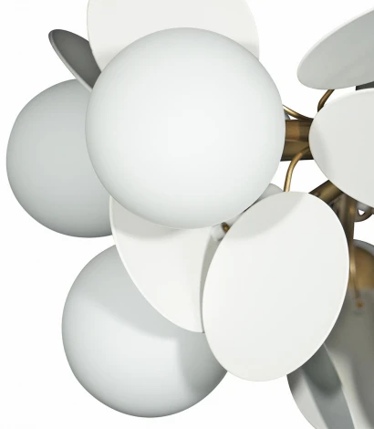 Подвесная люстра Loft IT Matisse 10008/10 white (для детской, 220V, шарики)