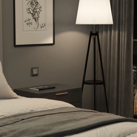 Рамка на 1 пост (графит матовый) Werkel W0011864 (a063115)