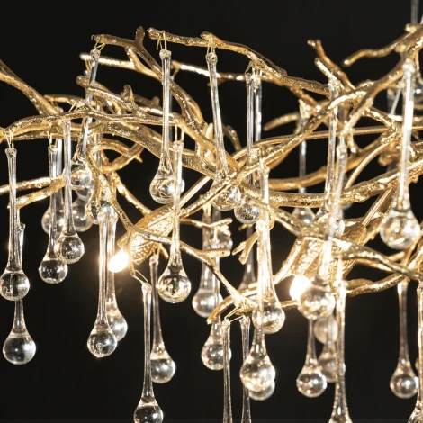 Подвесная люстра Loft It Bijout 10067/1500 GD (220V, на тросе, ветки)