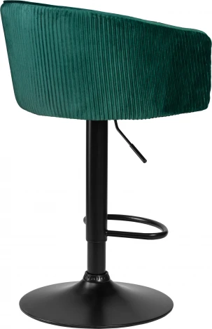 Стул барный DOBRIN DARCY BLACK (зеленый велюр (1922-9))