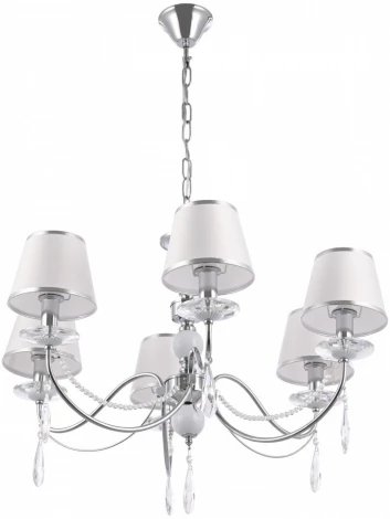 Подвесная люстра Arte Milano AM342109 342109/6 CR+LWT (220V, подвески, на цепи)