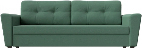 Диван прямой Амстердам Лайт (Зеленый/Рогожка) Лига Диванов арт.121136