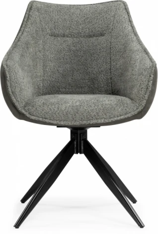 Стул на металлокаркасе Woodville Kansas gray / graphite gray / black арт.15834