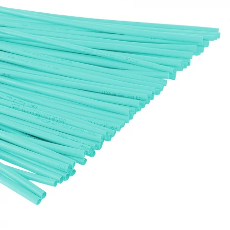 Трубка термоусадочная 5,0/2,5 мм длина 100 см. (зеленый) Stekker 50258