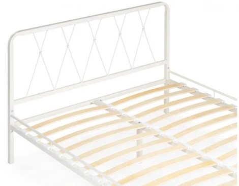 Полутораспальная кровать Woodville Иоханна 18 120х200 белая 511602