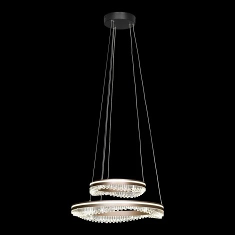 Подвесной светильник ярусный Lussole Hardin LSP-7428 (LED, 220V, на тросе, кольцо)