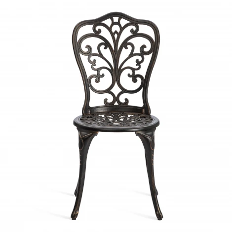 Стул Secret de Maison Mozart/Моцарт алюминиевый сплав, 53х41х89см, бронзовый (Комплект из 2 шт.) Tetchair 10679