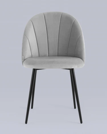 Стул Stool Group Логан велюр светло-серый УТ000035442