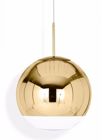 Подвесной светильник Mirror Ball Gold D30 ImperiumLoft 40,83 (177972-22) (220V, на проводе, шар)