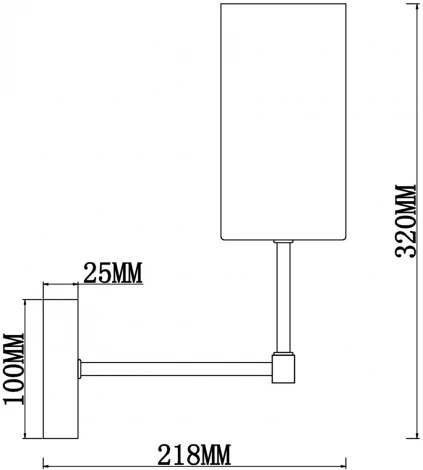 Бра Freya Agnes FR5184WL-01CH (220V)