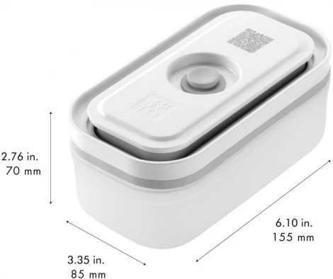 Контейнер пластиковый ZWILLING Fresh&Save для вакуумного хранения, размер S, 300 мл 36804-100