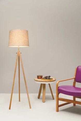 Торшер на треноге Maytoni Calvin Z177-FL-01-BR (220V)