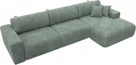 Диван угловой Лига-036 НПБ Классик Лонг правый угол Лига Диванов (Велюр) арт.127786