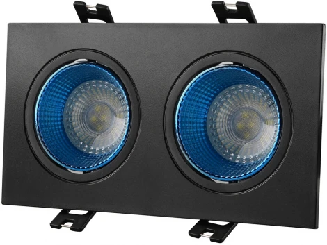 Встраиваемый точечный светильник Denkirs DK3072-BK+CY