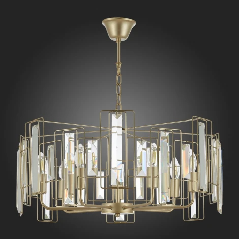 Подвесная люстра Evoluce Giano SLE103403-07 (220V, на цепи, круглые)