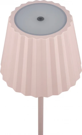 Интерьерная настольная лампа светодиодная с аккумулятором Ubiqua Plissè 189205 (регулировка яркости, сенсорный выключатель, IP54)