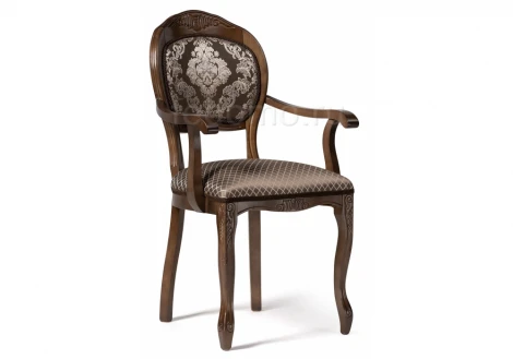 450647 Обеденный стул Woodville Лауро орех / коричневый 450647