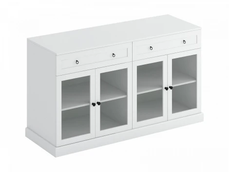Тумба Caprio с ящиками и дверями ОГОГО 434226 (белый)