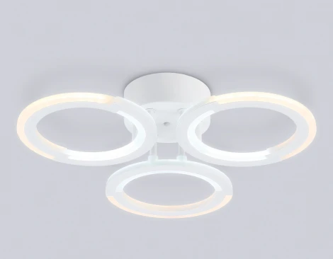 Потолочная люстра светодиодная на штанге с пультом Ambrella ACRYLICA FA8942 (регулировка яркости, 220V, кольцо)