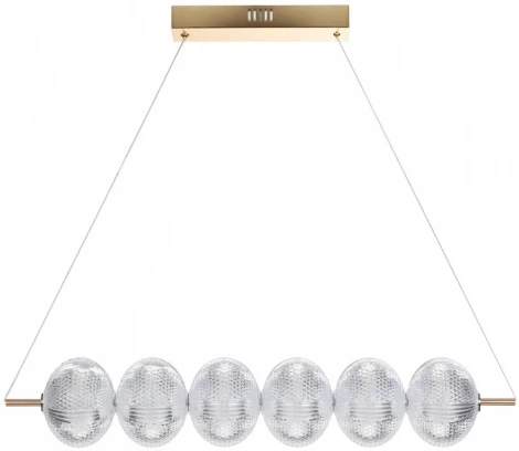 Подвесной светильник Lumion Caprice 6577/36L золото/прозрачный/металл/пластик LED 36W 220V (на проводе, шарики)