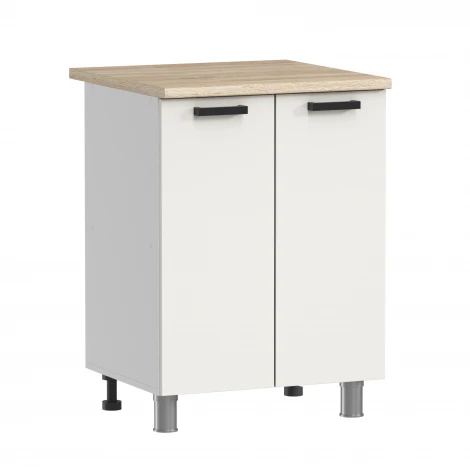 ГК Аленушка 1,6м Лаванда Молочный/Молочный,черный (без столешницы)