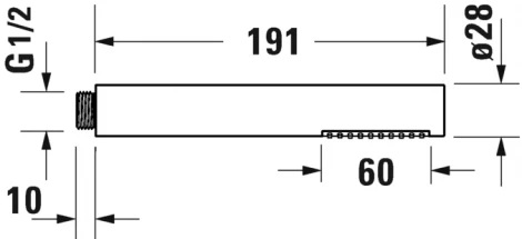 Душевая лейка Duravit Faucet Accessories UV0640000000