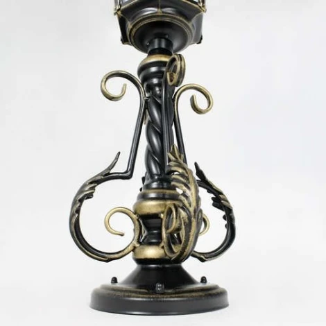 Наземный фонарь Кузнечное дело Ретро 28-001-ЧЗ (220V, ковка, под старину, IP54)