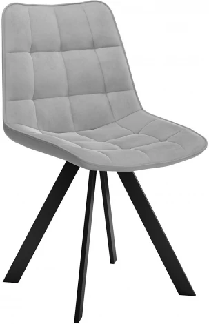 Стул DikLine 229 поворотный, B22 GREY, ножки черные