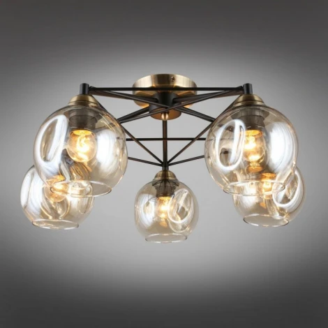 Потолочная люстра Omnilux 935 OML-93507-05 (220V, шарики)