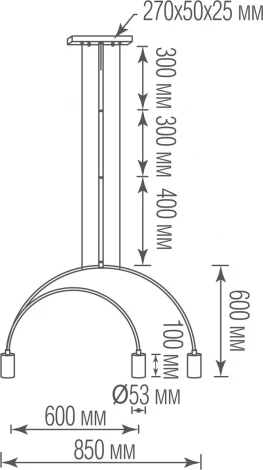 Donolux S111018 S111018/3 (220V, на тросе)