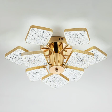 Потолочная люстра светодиодная с пультом с регулировкой цветовой температуры LED4U LED4U L8452-9