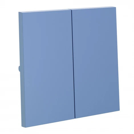 Клавиши для выключателя/переключателя двухклавишного (деним) Voltum S70 VLS000315