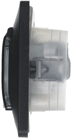 Розетка встраиваемая с заземлением и крышкой (антрацит) IP44 Systeme Electric Glossa GSL000748