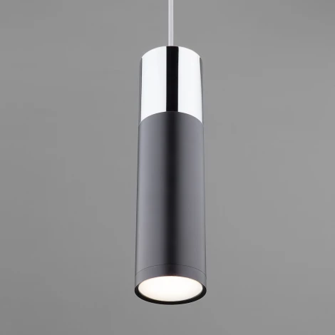 Подвесной светильник Elektrostandard Double Topper 50135/1 LED хром/черный