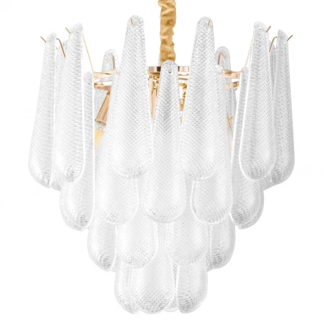 Подвесная люстра 8х6W(led) E14 Золото/Прозрачный Lightstar Retro II 799082