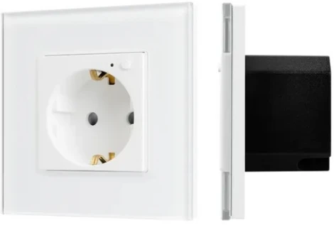 Розетка электрическая с Zigbee управлением SCT-OMALI-EUZB1-PL-WH (240V, 16A, Zigbee) (Arlight) 050215