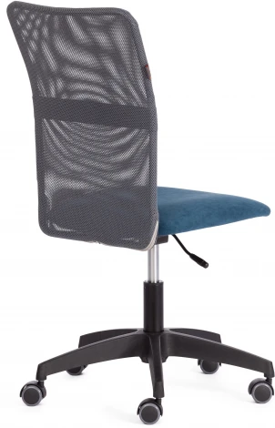 Компьютерное кресло игровое Tetchair START (Флок,Ткань/Синий,Серый) 21294